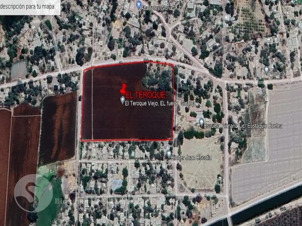 VENTA TERRENO AGRÍCOLA SUBURBANO EJ. TEROQUE VIEJO MPIO. EL FUERTE